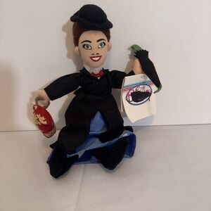 Disney Store Exclusive Mary Poppins Beanie Bean‎ Bag Plush Toy With Tag 9" NWT
